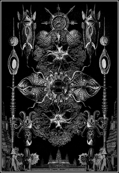 Illustration for article titled The Cosmic Horror of John Coulthart's Lovecraftian Illustrations